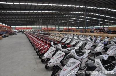 电动车厂摩托车厂岗位通风降温的解决方案