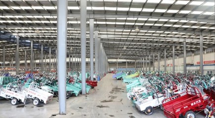 生产好的电动三轮车 图片来源:北方永盛摩托车公司官网