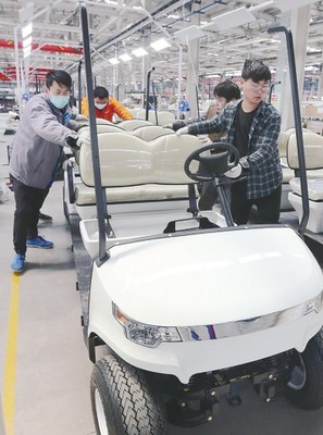 非公路用电动车生产忙